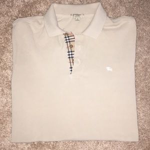 Burberry Men’s Check Polo